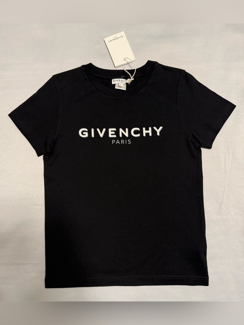 Givenchy Kids Logo Printed Crewneck T-Shirt . Size - 8